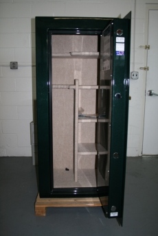 Used Fort Knox Maverick Gun Safe 6026 Forest Green Showroom Model